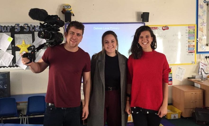 ITV filming for ‘Stammer School’ with Emily Booth